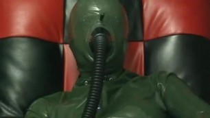 rubber masked dom