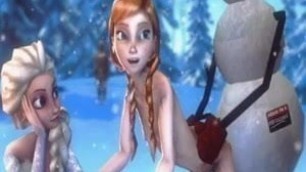 Elsa and Anna 3D sex compilation (Frozen)