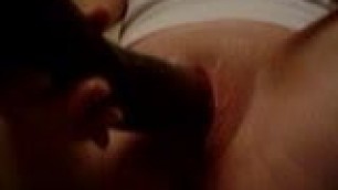 Wife masturbating, orgasm and gaping