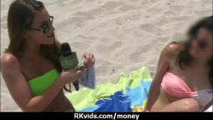 Slutty amateur babe is paid cash from some crazy public sex 18