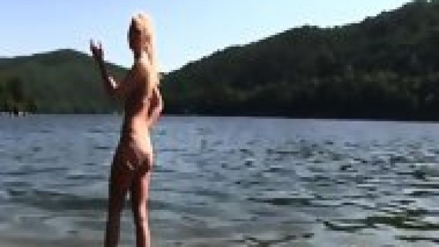 Group Of Lesbian Girlfriends Nude At Lake