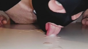 from no erection to big perfect cock up to giant cumshot and back into my filthy little mouth - I love semen