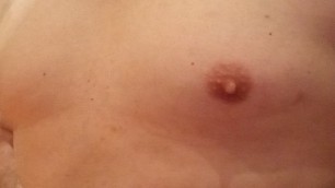 Getting my tits and nipples until cum. Fat tits. Nipples play