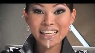 Asian News Speaker Likes Facials - Bukkake