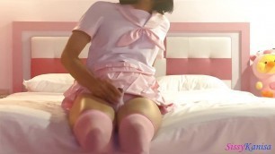 SisK Feminization Training with Cutie Pinky Seifuku EP2: Dick Play