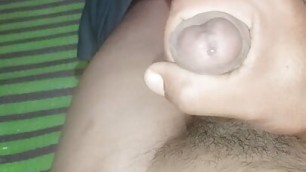 Masturbation hand job creampie young boy