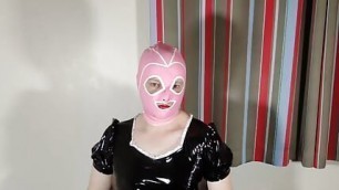 Pvc and latex clad Tv slut Nottstvslut